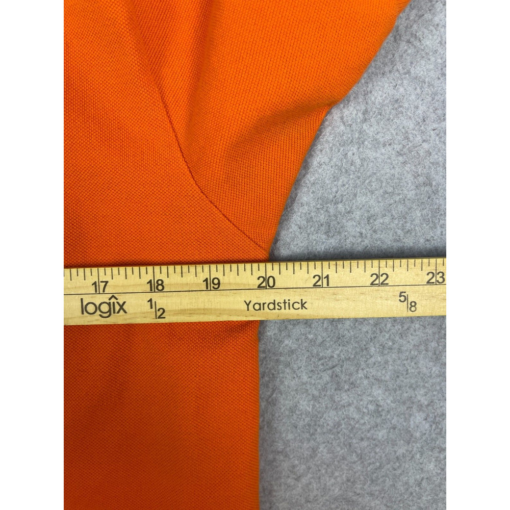 Abercrombie & Fitch Muscle Polo Shirt Youth L Orange Short Sleeve Preppy - Picture 8 of 9